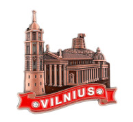 Metalinis magnetas Vilniaus Katedra ir Gedimino bokštas